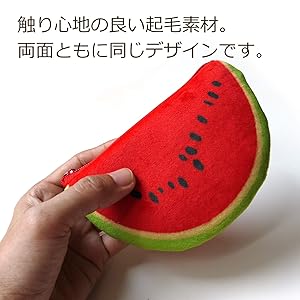 Amazon | リアルプリント フルーツおまかせポーチ 小銭入れ キー